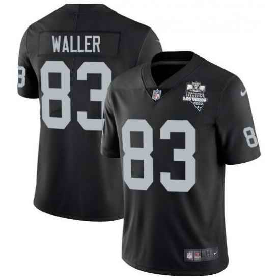 Men's Oakland Raiders #83 Darren Waller Black 2020 Inaugural Season Vapor Untouchable Limited Stitched NFL Jersey